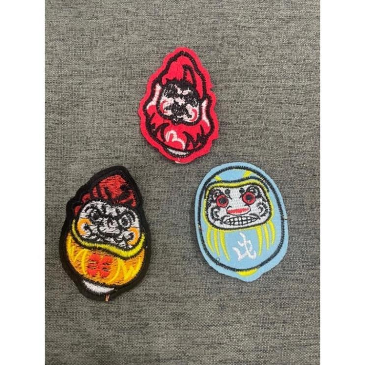 Patch vải ủi nhiệt hình thêu evisu