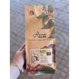 Cà phê rang xay nguyên chất Blend Robusta và Arabica, gu vừa chua dịu thơm tinh tế, cà phê hạt