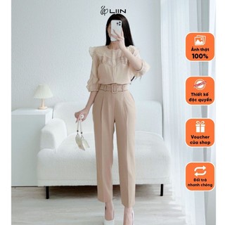 Quần Baggy form công sở Kèm Đai thời thượng Q3197