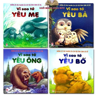 Sách - combo vì sao tớ yêu ông, bà, bố, mẹ