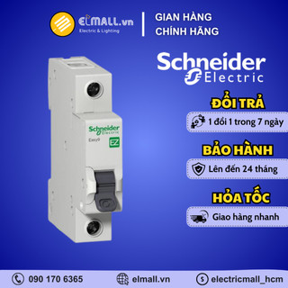 Cầu dao tự động schneider easy9 - mcb 1p, 4,5ka, 230v c curve 6a - 63a chính hãng