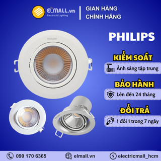 Đèn led spotlight Philips RS100B 3W, 6W, 9W, đèn led âm trần chiếu điểm chính hãng Philips