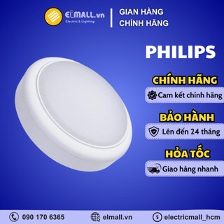 Đèn ốp trần, ốp tường philips wt045c 4000k philips essential smartbright led bulkhead chính hãng