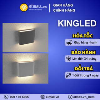 Đèn gắn tường ngoài trời lwa8011-s-bk 8w 3000k