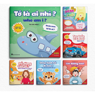 Sách - Combo 6 cuốn Ehon Màu sắc, Ehon Hình khối, Ehon Nhận biết