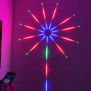 PKA- Đèn Led Pháo Hoa 16 triệu Màu Đèn Nháy Pháo Hoa Có Điều Khiển Chỉnh APP Điện Thoại Thông Minh