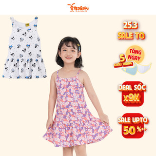 Váy hè cho bé gái Rabity 93016 đầm thun cotton bé gái vải cao cấp mặc mùa hè cho bé gái