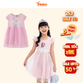 Váy công chúa elsa cho bé gái Rabity đầm elsa đi học cho bé cao cấp đi chơi cho bé 5703