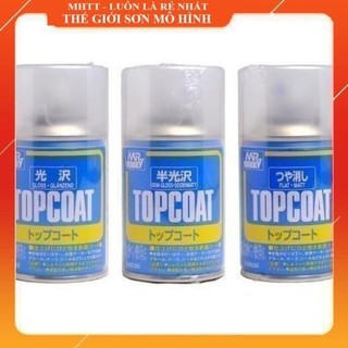 Chai xịt phủ bảo vệ mô hình - topcoat mr hobby b501 b502 b503 super clear semi gloss matt flat
