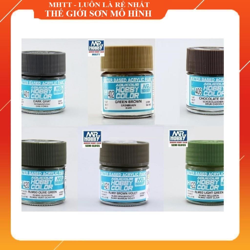 Sơn Acrylic Mr Hobby H (401~423)