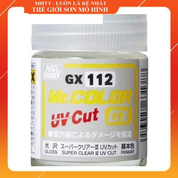 Mr.Hobby GX112 Super Gloss Clear Ⅲ UV cut (Sơn phủ bóng có tính năng chống tia UV)