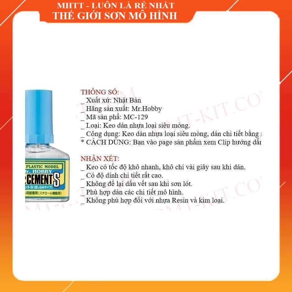 MC-129 MR.CEMENT S Extra-Thin (Keo siêu mỏng)