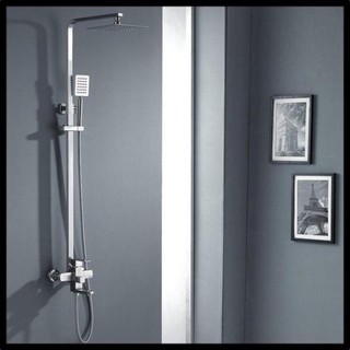 Bộ vòi hoa sen cây tắm đứng, sen vòi tắm nóng lạnh inox 304 cao cấp, vòi sen tắm đứng bảo hành 5 năm