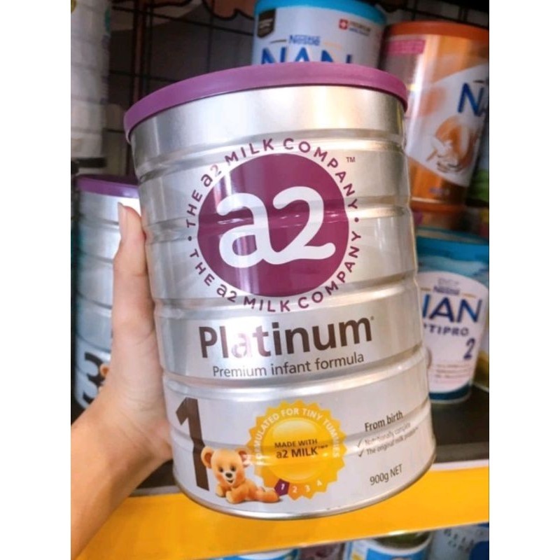 Sữa bột A2 platinum 900gr Số 1 date tháng 06/24