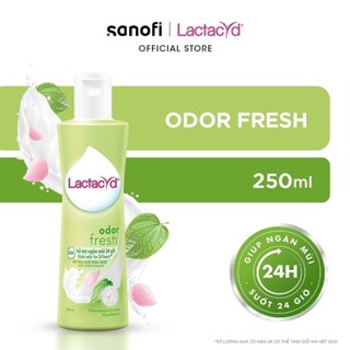 Bộ 4 chai Dung Dịch Vệ Sinh Phụ Nữ Lactacyd Odor Fresh Ngăn Mùi 24H 250ml