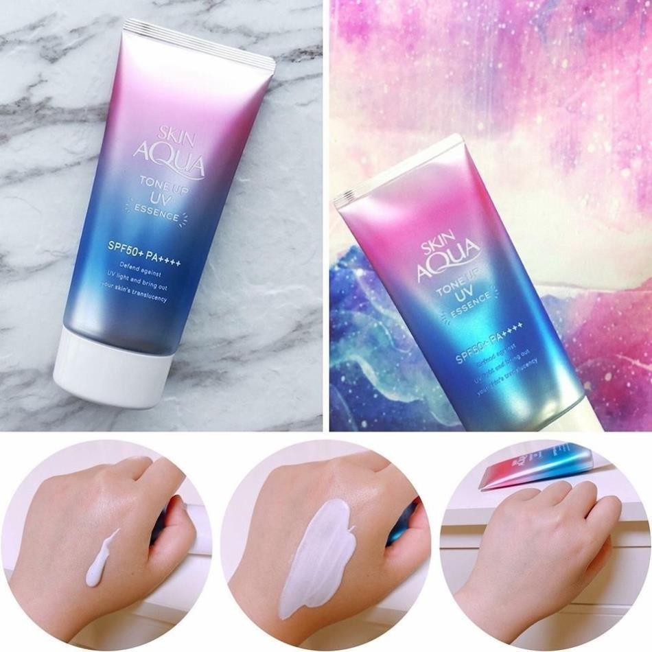 Kem Chống Nắng Skin Aqua-Tone Up UV Essence Lavender SPF50+ PA++++ Chống