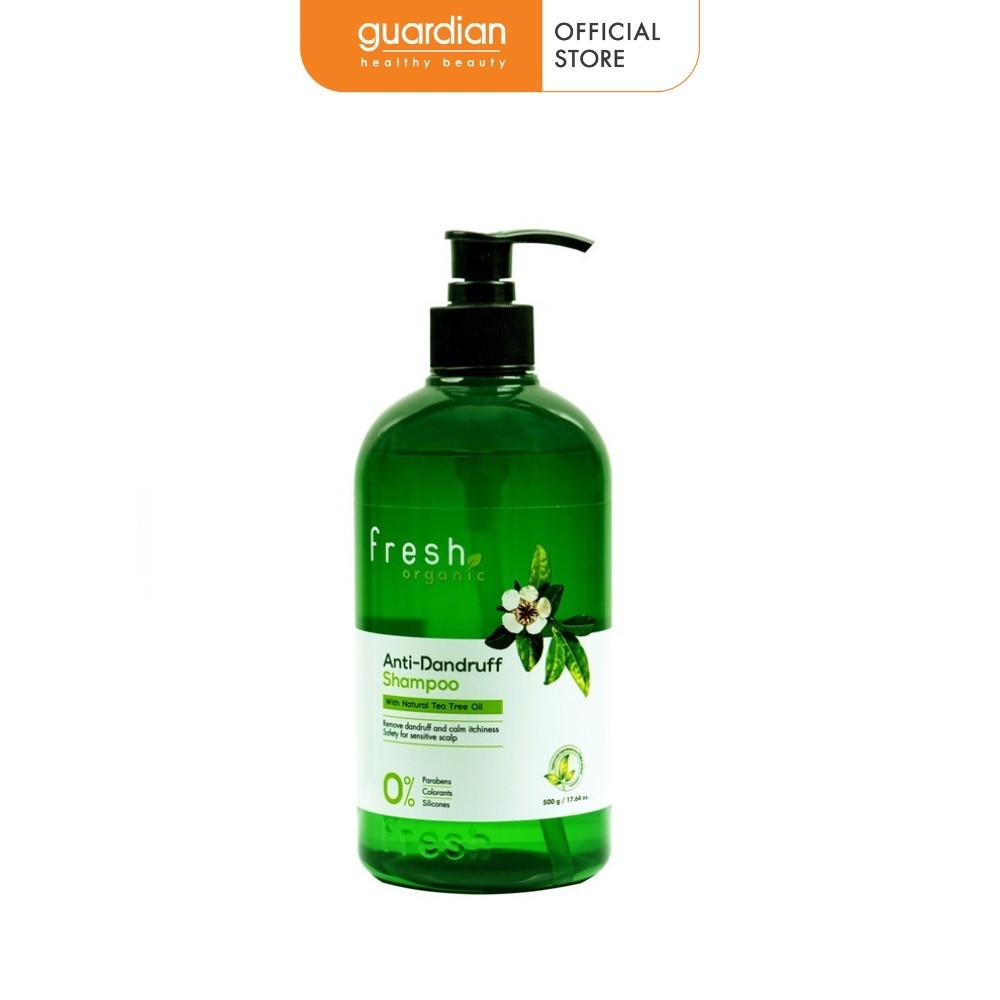 Dầu Gội Giảm Gàu Tea Tree Anti Dandruff Shampoo Organic Fresh 500Gr