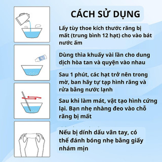 Dung dịch táI tạo răng dung dịch nha khoa cảI thiện răng mẻ sứt gãy