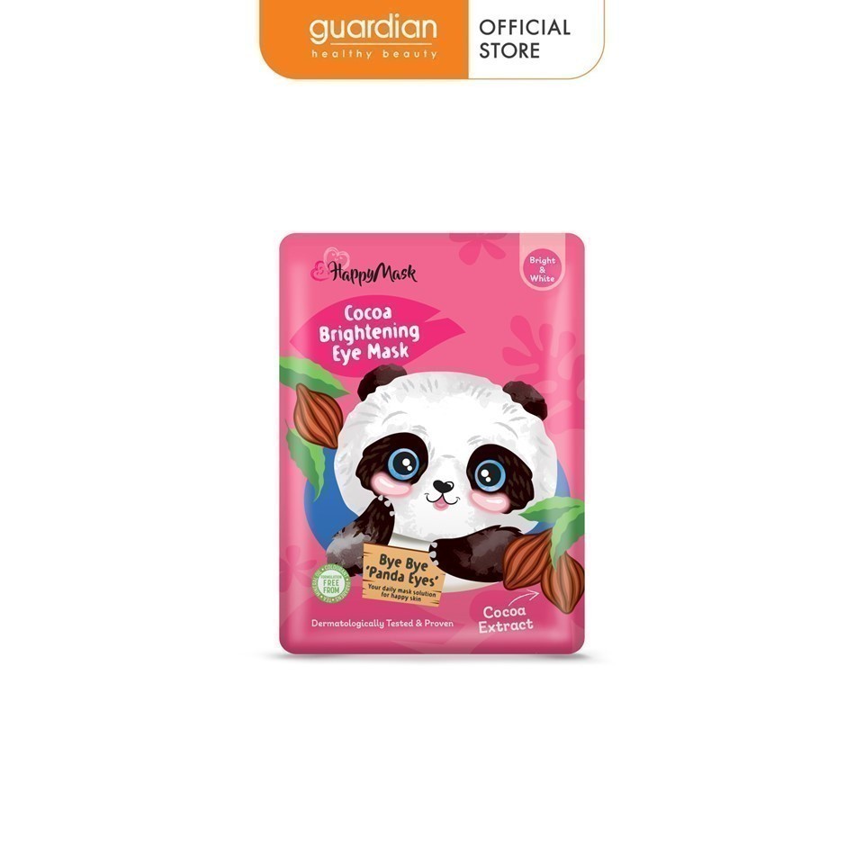 Mặt Nạ Mắt Cacao Dưỡng Sáng Da Happy Mask Cocoa Brightening Eye Mask 6ml