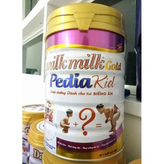 Sữa cho trẻ biếng ăn Milkmilkgold PediaKid lon 900g - Tăng hấp thu, mau tăng cân