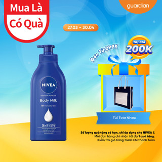 Sữa Dưỡng Thể Nivea Dưỡng Ẩm Chuyên Sâu Intensive Moisture 550ml