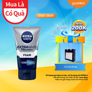 Sữa Rửa Mặt Sáng Da & Sạch Sâu NIVEA MEN 100Gr