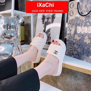 Dép bánh mì nữ quai ngang đế cao , dép bánh mì nữ cao cấp đúc nguyên khối sịn xò