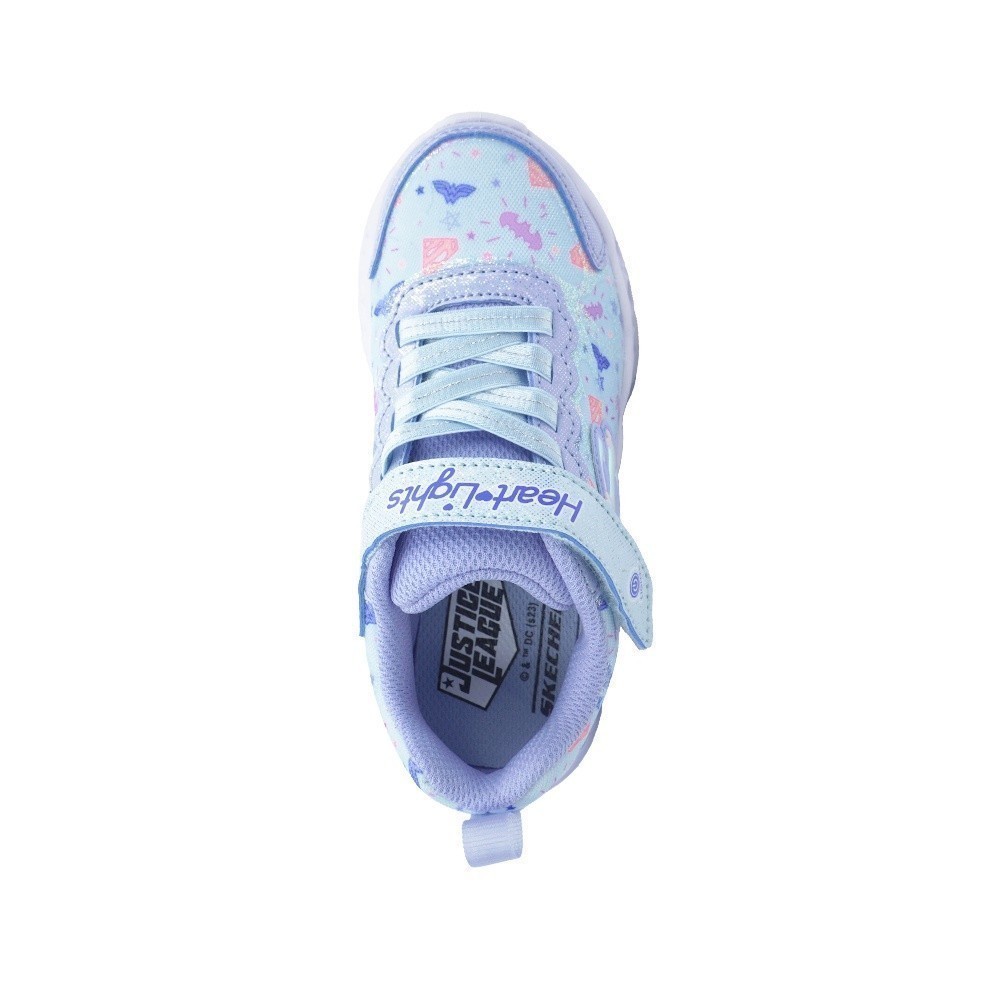 Skechers Bé Gái Giày Thể Thao Thường Ngày DC Collection Flutter Heart Lights - 319509L-BLMT