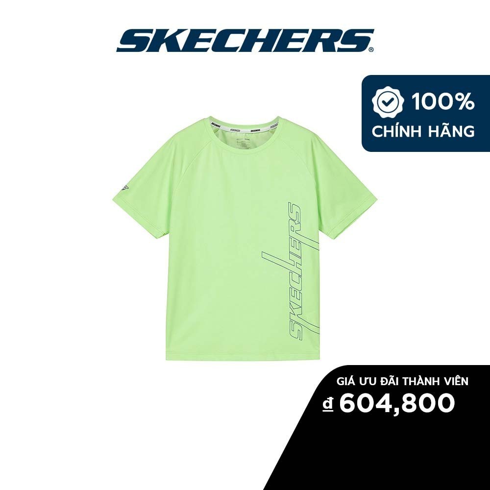 Skechers Bé Trai Áo Thun Tay Ngắn Thường Ngày - P323B013-013C