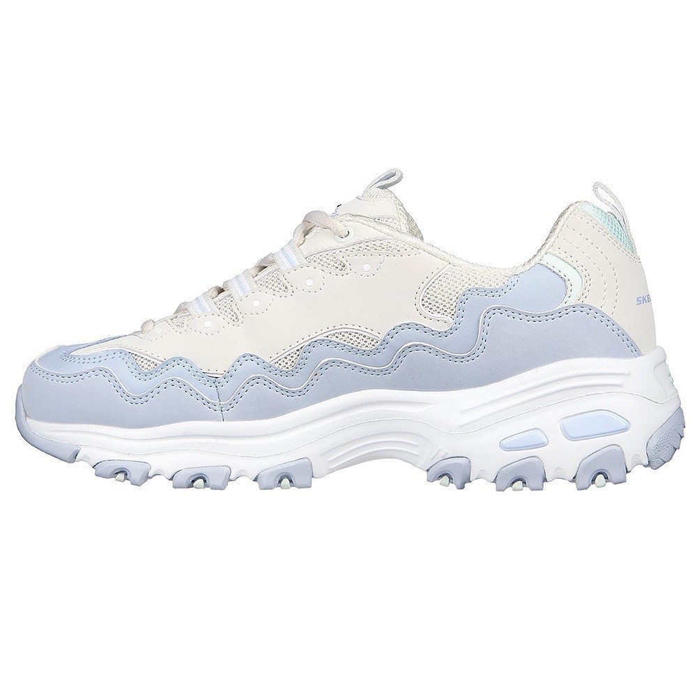 Skechers Nữ Giày Thể Thao Tập Gym, Đi Học, Đi Làm Sport D'Lites Get Wavy Air-Cooled Memory Foam - 149792-WPW