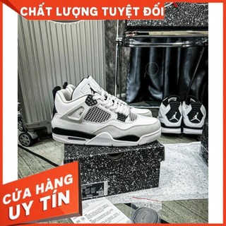 Giày bóng rổ Jordan 4 Military Black (JD4 trắng đen) - | High Quality