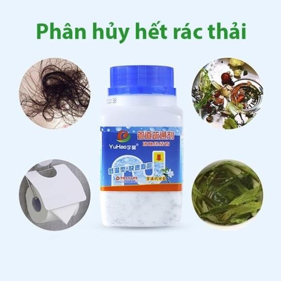 [ CỰC MẠNH ] Bột Thông Tắc Cống Bồn Cầu Bồn Rửa Mặt Đường Ống Thông Tắc Cống, Bồn Cầu, Bồn Rửa Mặt FEMARI