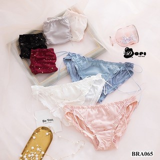 (BRA065) Quần lót nữ quần chíp đồ lót phối dây dễ thương