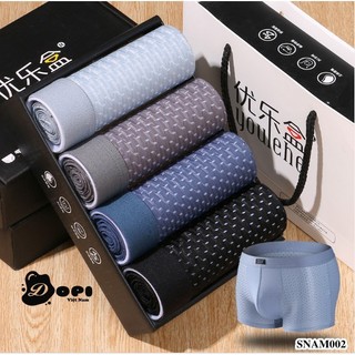 Sịp nam thông hơi quần lót nam cao cấp [Hộp 4 quần]