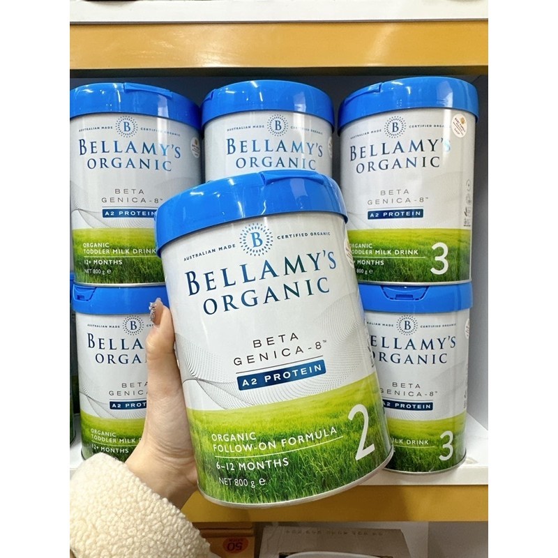 Sữa Bellamy's Organic - APTAMIL ÚC 900gr đủ 4 số (Mẫu mới, date 2027)