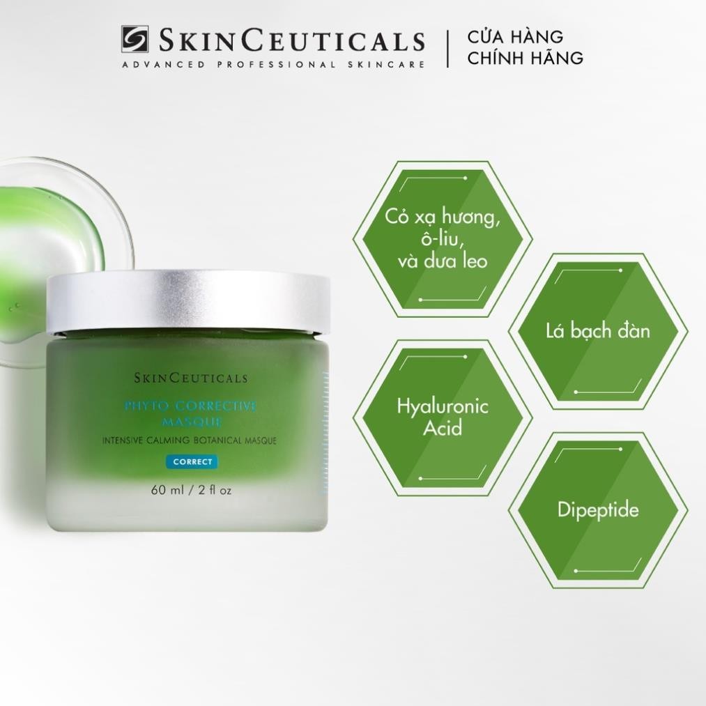 Skinceuticals Phyto Corrective Masque giúp làm dịu và cung cấp độ ẩm tức thì cho da 60ml