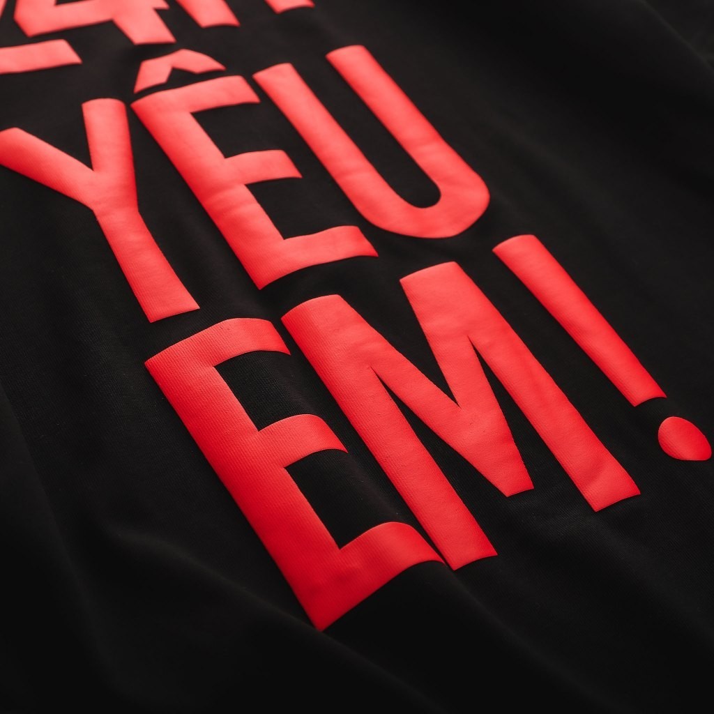 Áo Thun Nam Boxy 24h Yêu Em Black, Chất Vải Cotton 2 chiều Thoải Mái,  AT0088,SOMEHOW