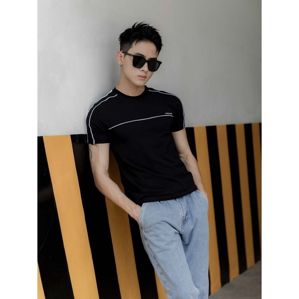 Quần Jean Nam Straight Unsewn Hem, Chất Vải Cotton Pha Spandex Thoải Mái, QJ0006, SOMEHOW