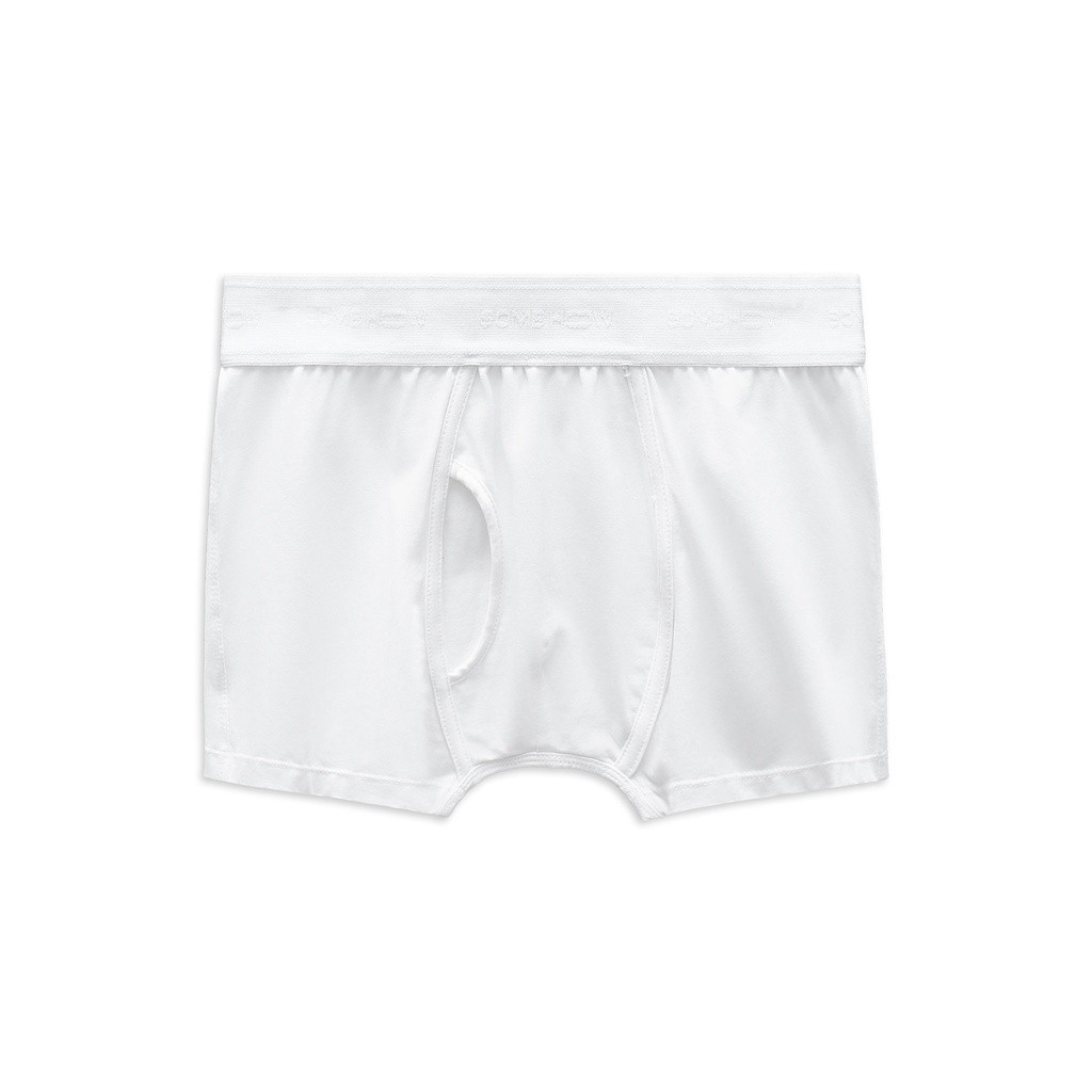 Boxer Nam Intaglio Black White, Chất Vải Cotton 4 Chiều Thoải Mái, BX0001, SOMEHOW