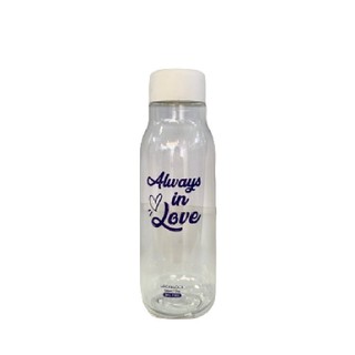  Bình đựng nước Lock&Lock 500ml HAP654PUP-01 - Nắp màu trắng, chữ Màu tím (Always-in-love)