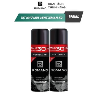 Combo 2 Xịt toàn thân Romano 195ml/chai