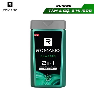 Tắm gội 2 trong 1 romano classic 180g