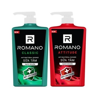 [Brand Membership] Sữa tắm sạch khuẩn Romano hương nước hoa 650g - giao mùi ngẫu nhiên