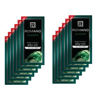 [GIFT] Dây 14 gói dầu gội Romano Classic 5g/gói