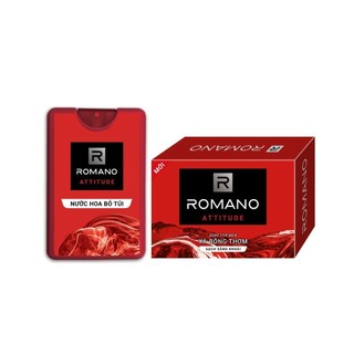 [GIFT] Combo Romano Attitude:  Nước hoa bỏ túi 18ml + Xà phòng 90g