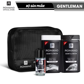 [GIFT] Bộ sản phẩm Romano Gentleman (dầu gội 150g + sữa tắm 150g + lăn khử mùi 25ml)