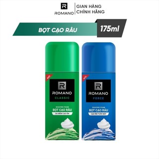 Bọt cạo râu Romano 175ml Classic/Force