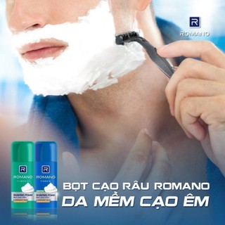 Bọt cạo râu cao cấp cho nam Romano 175ml Classic / Force