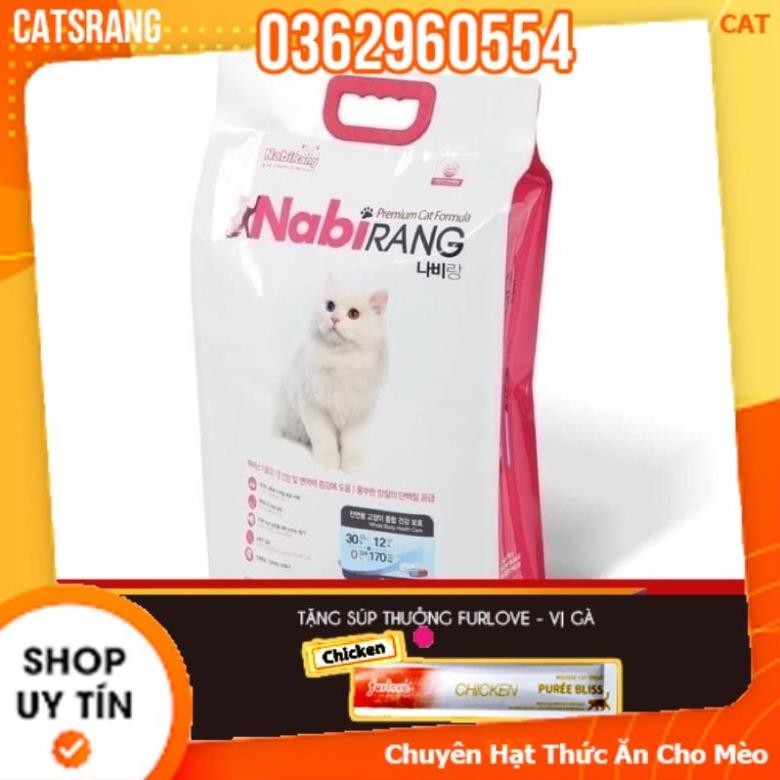 Túi Chiết Đổ sỉ thức ăn hạt cho mèo CATSRANG 4kg, NABIRANG 4kg, Cat's on 4Kg Túi Chiết - Hàng Chính 