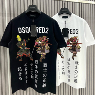 Áo Phông Nam DSQ Samurai in chữ nhật bản. Áo Thun Unisex Dsquared2 Form Rộng Siêu Hot 2024. 89 89